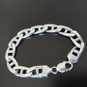 Impressive Men's Solid Sterling Silver Bracelet
